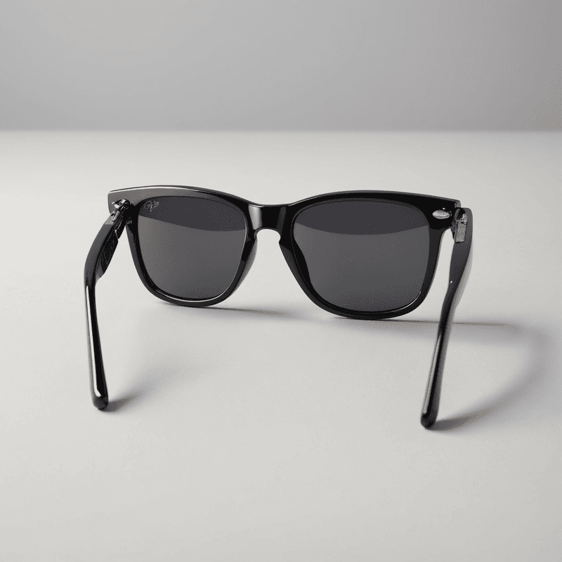 Wayfarer Noir Polarisé